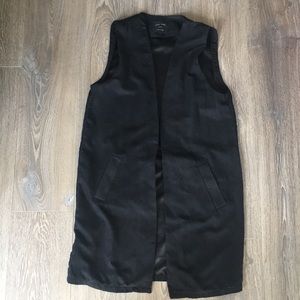Long Black Vest